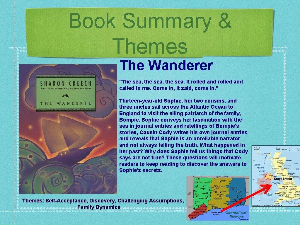Book Summary & Themes The Wanderer "The sea, the sea. It rolled and called