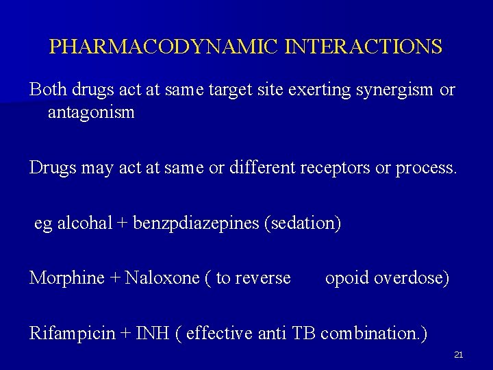 Factors Modifying Drug Effects By Dr Abdul Latif