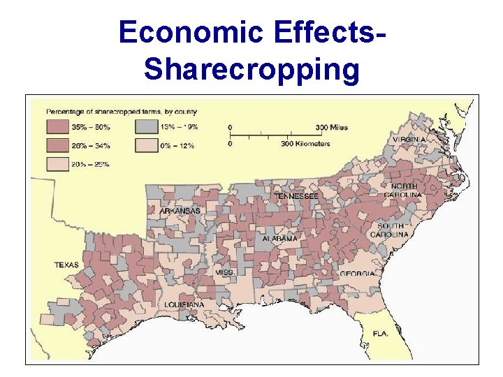 Economic Effects. Sharecropping 