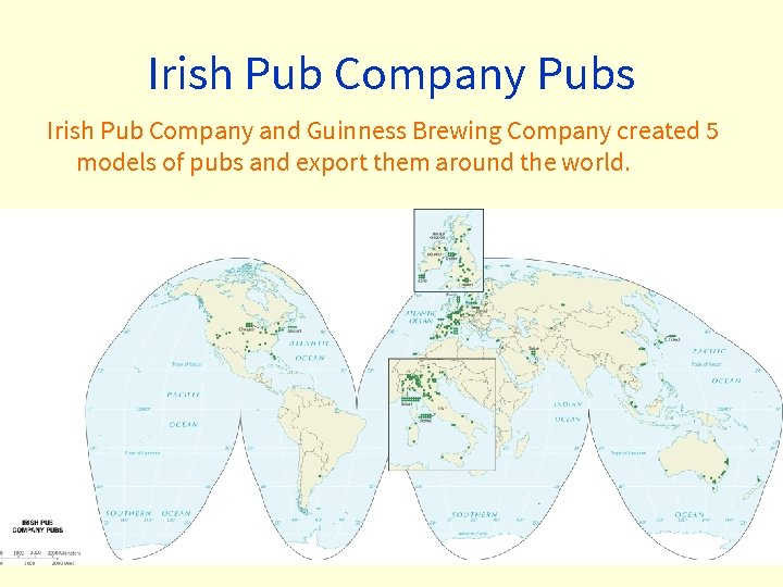 Irish Pub Company Pubs Irish Pub Company and Guinness Brewing Company created 5 models