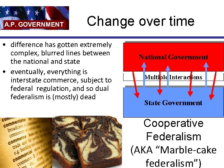 Change over time • difference has gotten extremely complex, blurred lines between the national