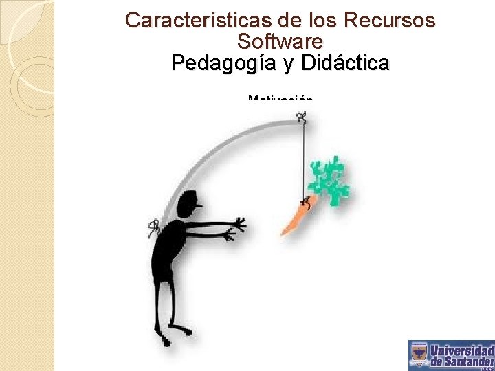 Características de los Recursos Software Pedagogía y Didáctica Motivación 