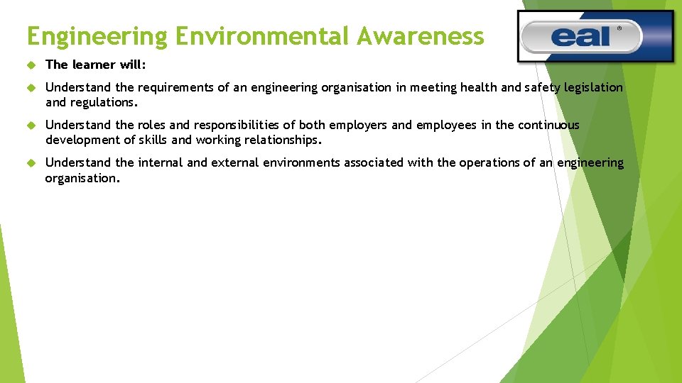 Engineering Environmental Awareness Level 2 Engineering Environmental  Awareness