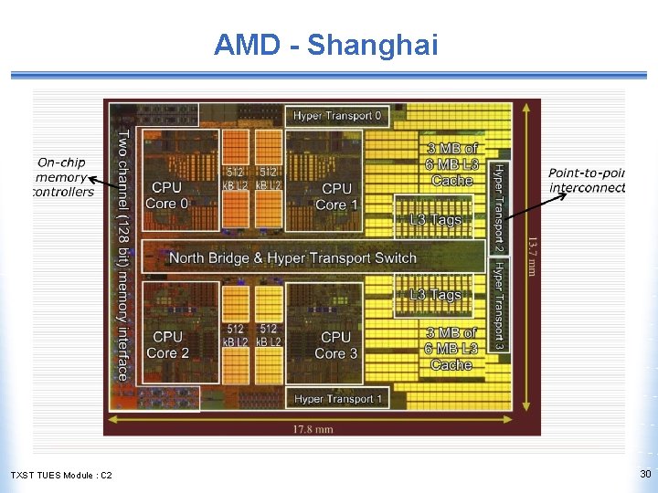 AMD - Shanghai TXST TUES Module : C 2 30 