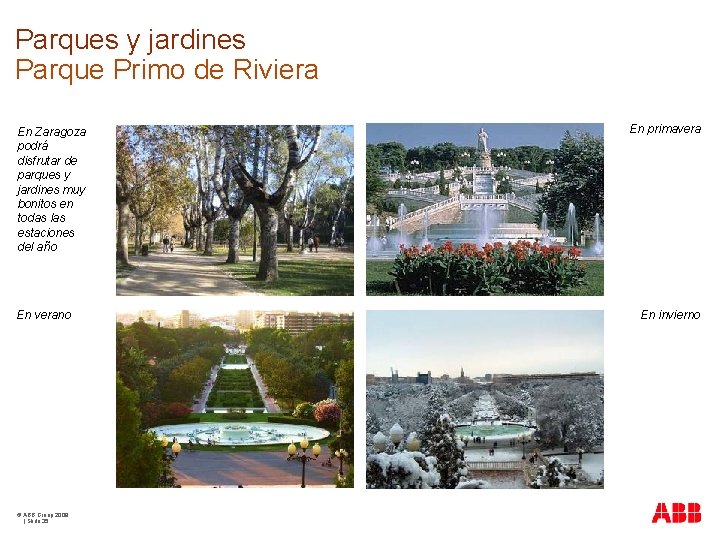 Parques y jardines Parque Primo de Riviera En Zaragoza podrá disfrutar de parques y