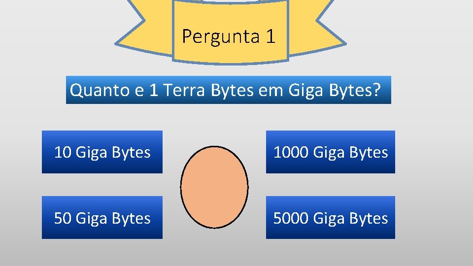 Pergunta 1 Quanto e 1 Terra Bytes em Giga Bytes? 10 Giga Bytes 1000