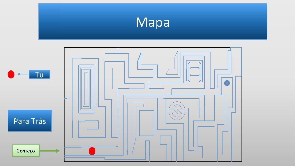 Mapa Tu Para Trás Começo 