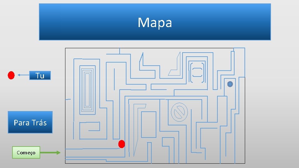 Mapa Tu Para Trás Começo 