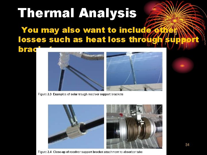 Thermal Analysis You may also want to include other losses such as heat loss