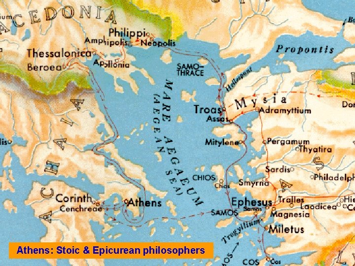 Athens: Stoic & Epicurean philosophers 