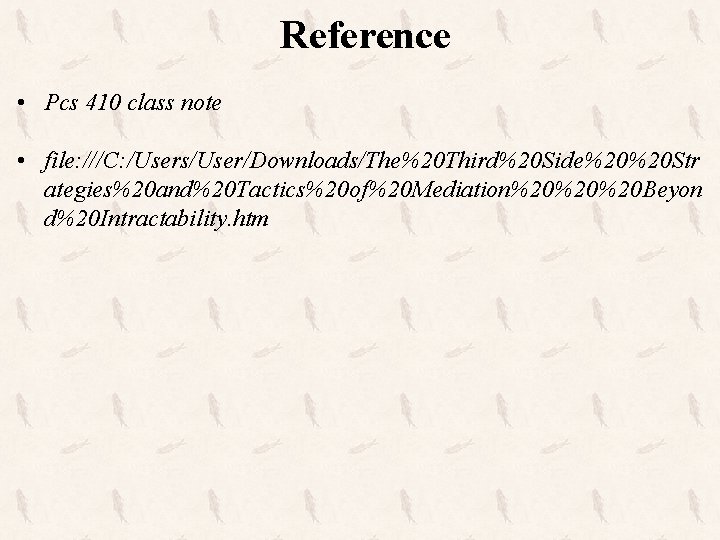 Reference • Pcs 410 class note • file: ///C: /Users/User/Downloads/The%20 Third%20 Side%20%20 Str ategies%20