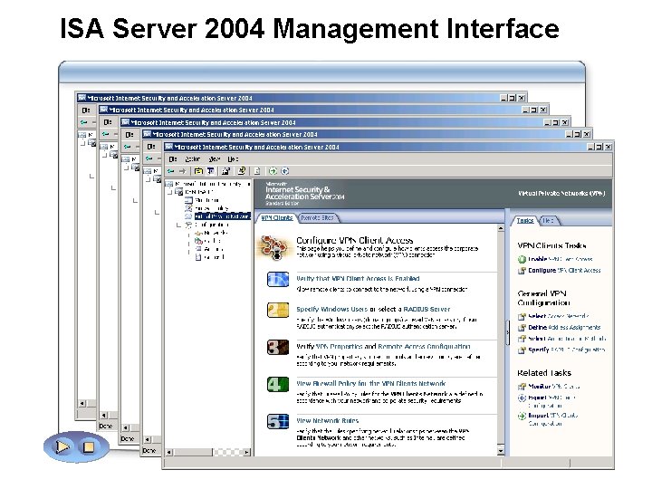 ISA Server 2004 Management Interface 