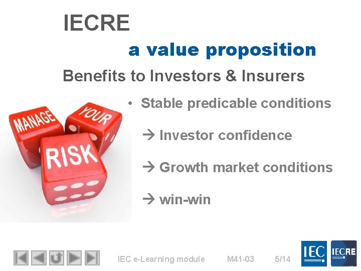 Iec Elearning Module 1 IEC eLearning module Module 41 unit 03 IECRE