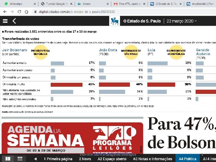 Exercício sobre propaganda ideológica 3 