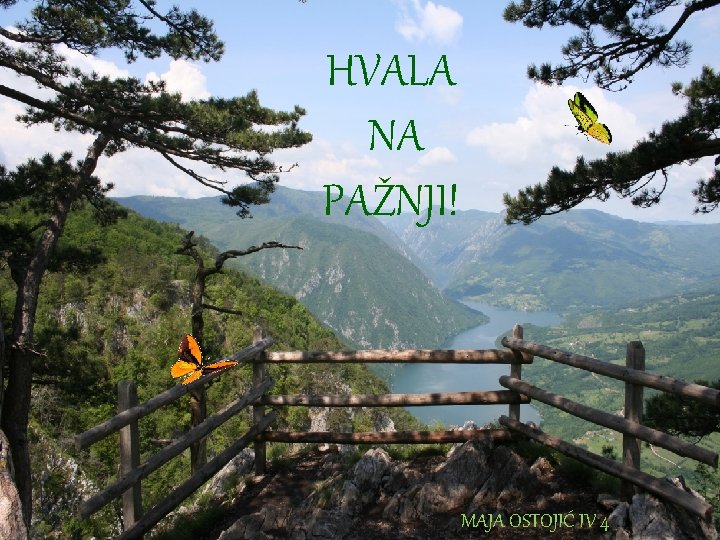 HVALA NA PAŽNJI! MAJA OSTOJIĆ IV 4 