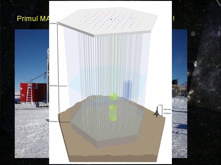 Primul MARE instrument: Ice. Cube, la Polul Sud! Primul MARE instrument: Ice. Cube, la Polul Sud!