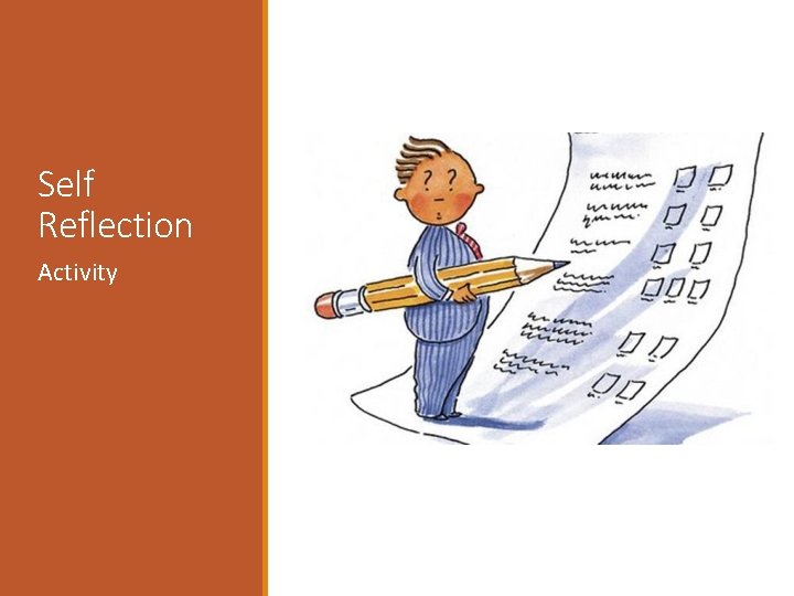 Self Reflection Activity 