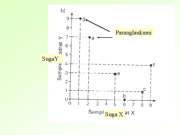 Parauglaukumi Suga. Y Suga X 