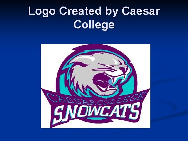 Logo Created by Caesar College 