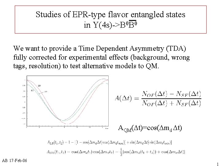 Studies of EPR-type flavor entangled states in Y(4 s)->B 0 B 0 We want