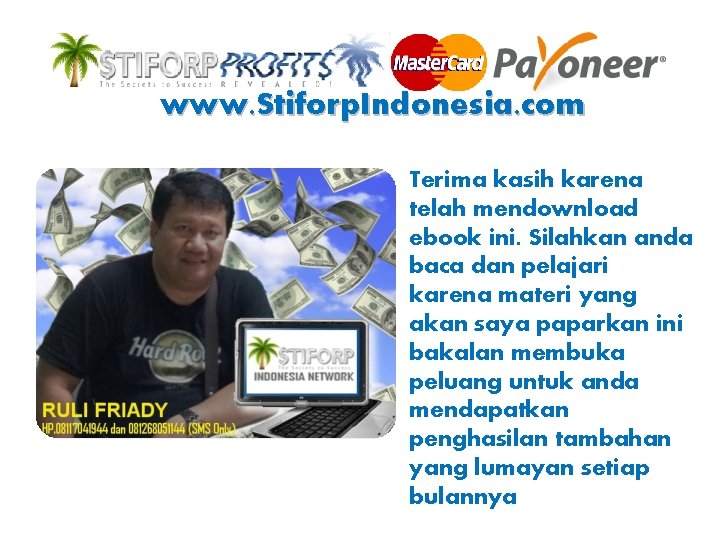 www. Stiforp. Indonesia. com Terima kasih karena telah mendownload ebook ini. Silahkan anda baca