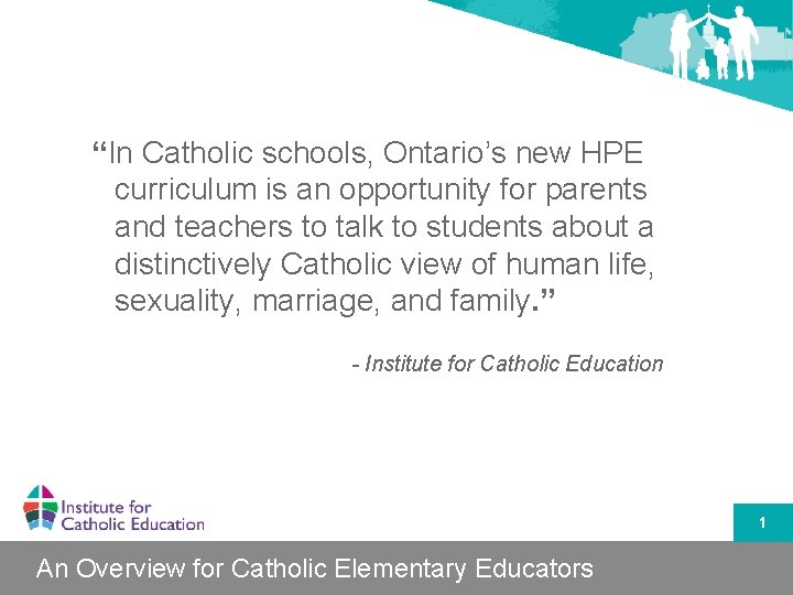 “In Catholic schools, Ontario’s new HPE curriculum is an opportunity for parents and teachers