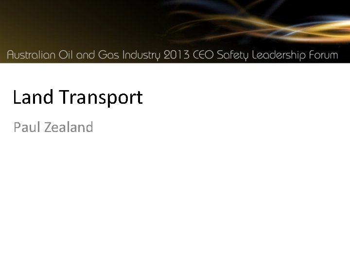 Land Transport Paul Zealand 