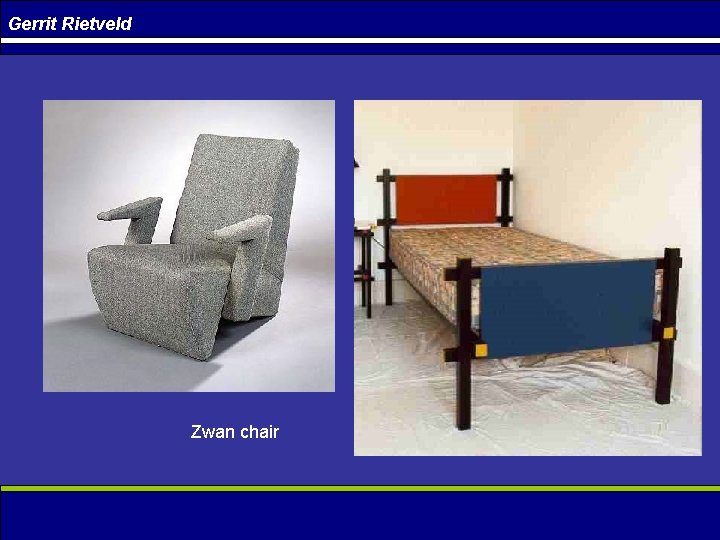 Gerrit Rietveld Zwan chair 