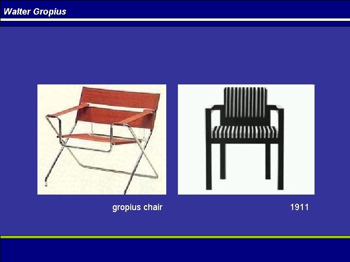 Walter Gropius gropius chair 1911 