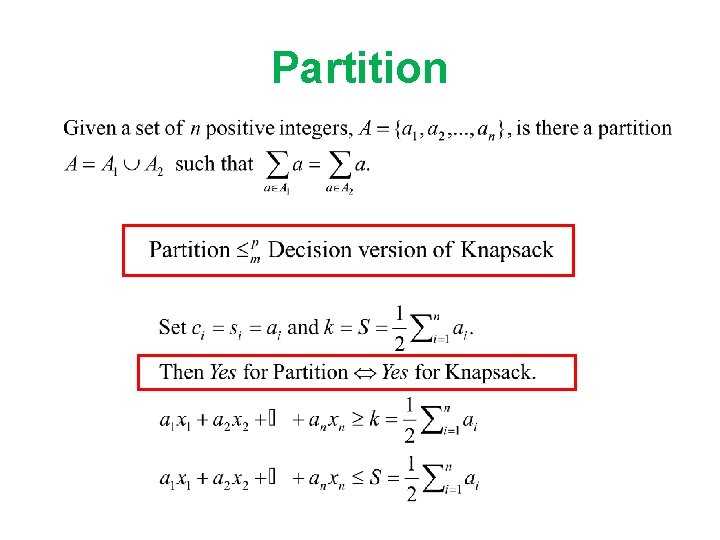 Partition 