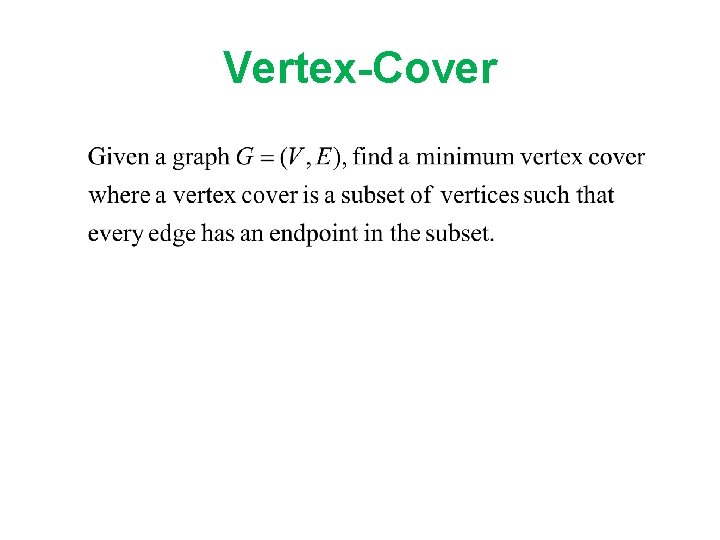 Vertex-Cover 