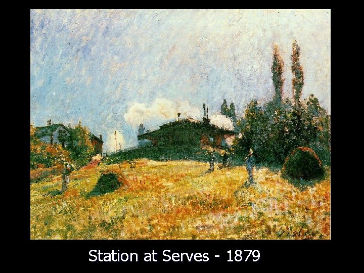 Station at Serves - 1879 