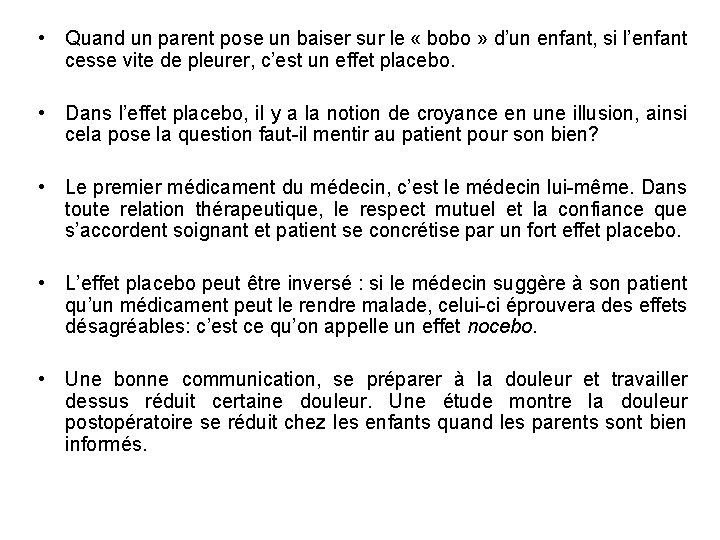  • Quand un parent pose un baiser sur le « bobo » d’un