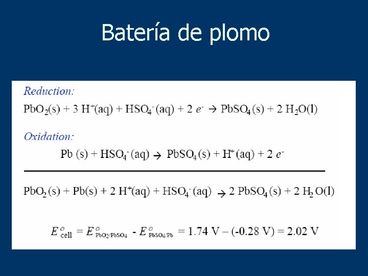 Batería de plomo 