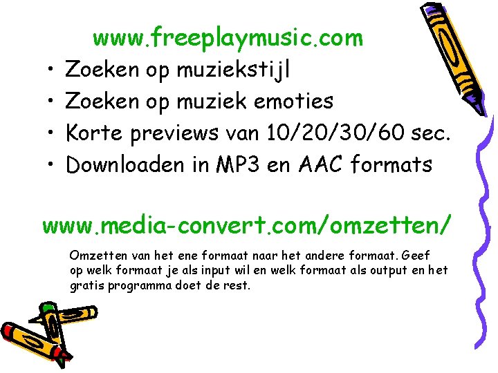  • • www. freeplaymusic. com Zoeken op muziekstijl Zoeken op muziek emoties Korte