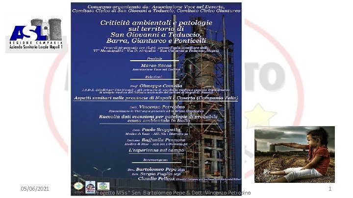05/06/2021 " Progetto M 5 s " Sen. Bartolomeo Pepe & Dott. Vincenzo Petrosino