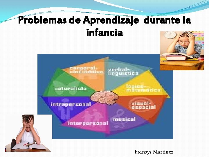 Problemas de Aprendizaje durante la infancia Fransys Martinez 