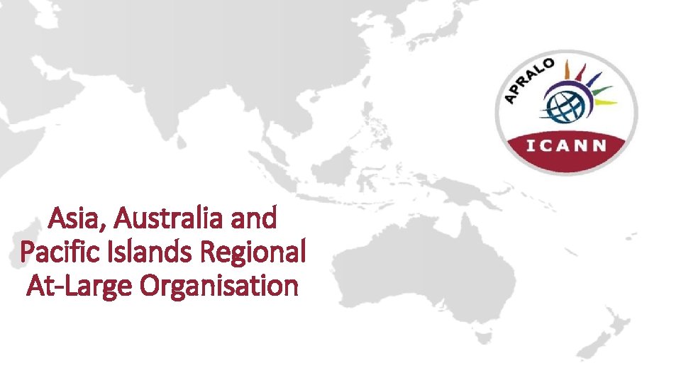 Asia, Australia and Pacific Islands Regional At-Large Organisation 
