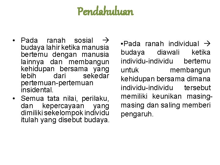 Psikologi Lintas Budaya Kepribadian Pendahuluan Pada Ranah Sosial