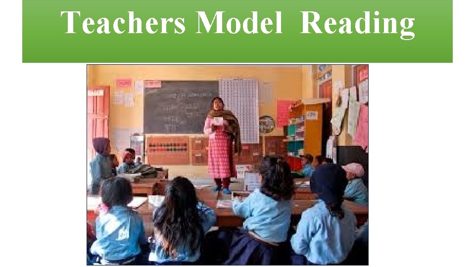 Teachers Model Reading 