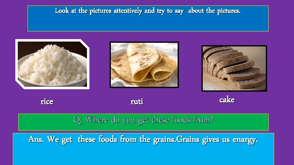 Look at the pictures attentively and try to say about the pictures. rice cake