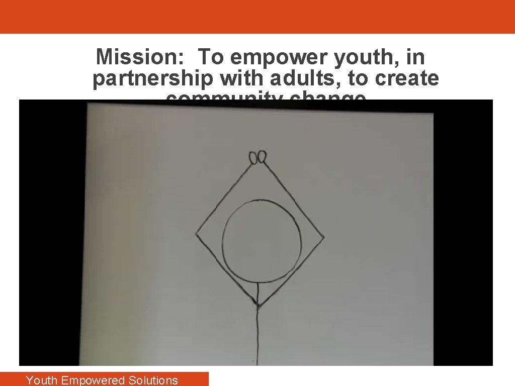 Mission: To empower youth, in partnership with adults, to create community change Youth Empowered