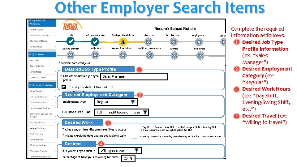 Other Employer Search Items Résumé Upload Builder Title Résumé Extraction Ability Summary Objective Employer