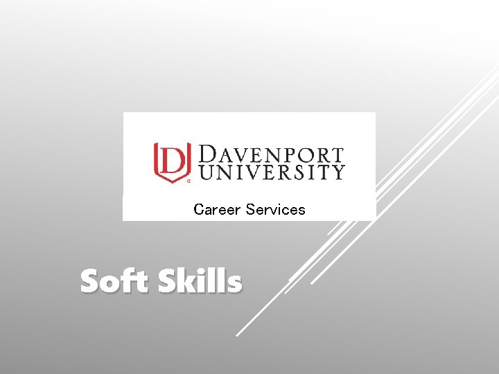 Career Services Soft Skills 