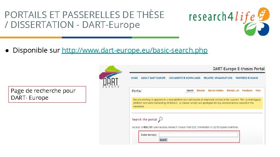 PORTAILS ET PASSERELLES DE THÈSE / DISSERTATION - DART-Europe ● Disponible sur http: //www.