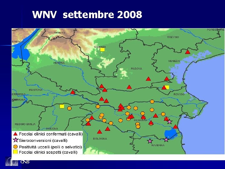 WNV settembre 2008 CNS 