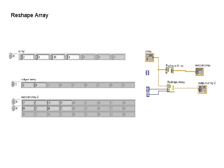 Reshape Array 