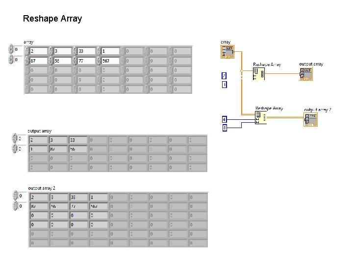 Reshape Array 