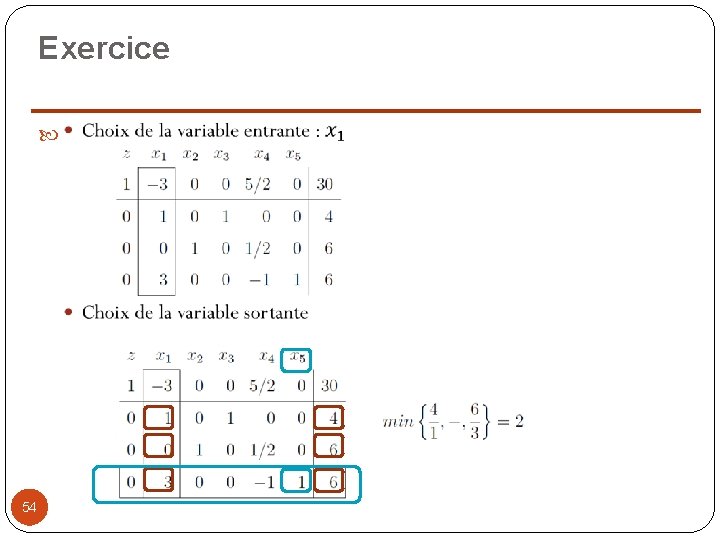 Exercice 54 