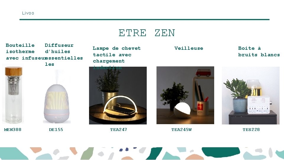 Livoo ETRE ZEN Bouteille Diffuseur isotherme d’huiles avec infuseuressentielles essentiel les MEN 388 DE